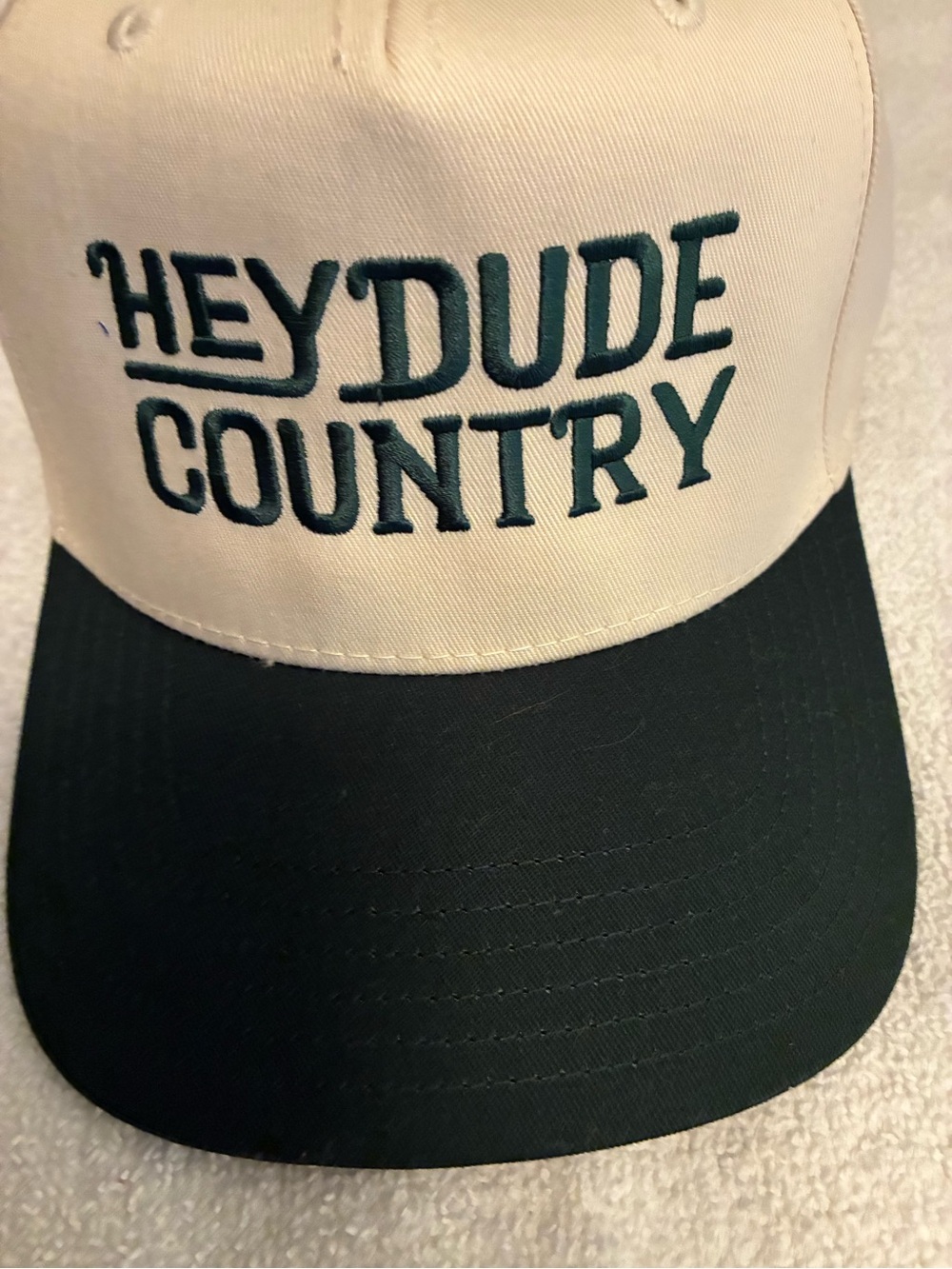 Pre-owned OTTO Pale Beige Adjustable Snapback Cap. Stylish and fun. Great gift!